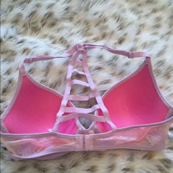 Victoria's Secret Pink Likac Hibiscus Strappy Bra - Picture 2 of 4